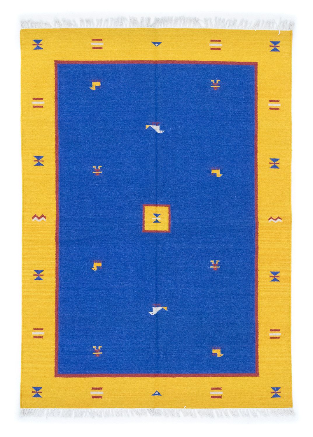 Tappeto Kelim - Tendenza - 200 x 140 cm - blu