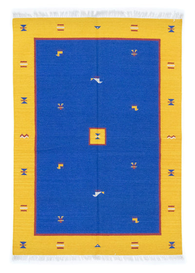 Kilim moderno Tappeto 140x200cm - Tappeto di lana