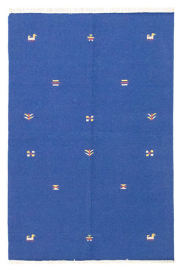 Tappeto Kelim - Tendenza - 200 x 140 cm - blu