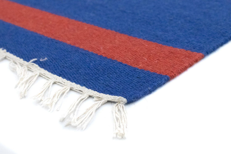 Tappeto Kelim - Tendenza - 200 x 140 cm - blu