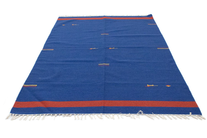 Tappeto Kelim - Tendenza - 200 x 140 cm - blu