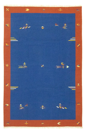 Tappeto Kelim - Tendenza - 300 x 200 cm - blu