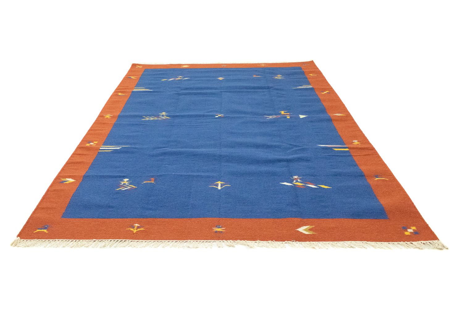 Tappeto Kelim - Tendenza - 300 x 200 cm - blu