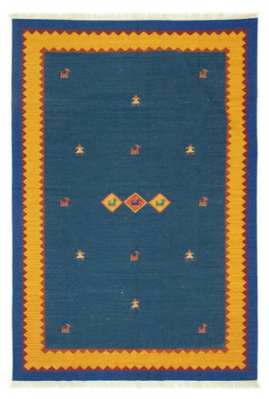 Tappeto Kelim - Tendenza - 300 x 200 cm - blu