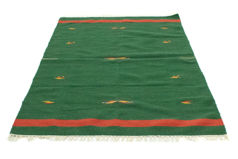 Tappeto Kelim - Tendenza - 180 x 120 cm - verde scuro