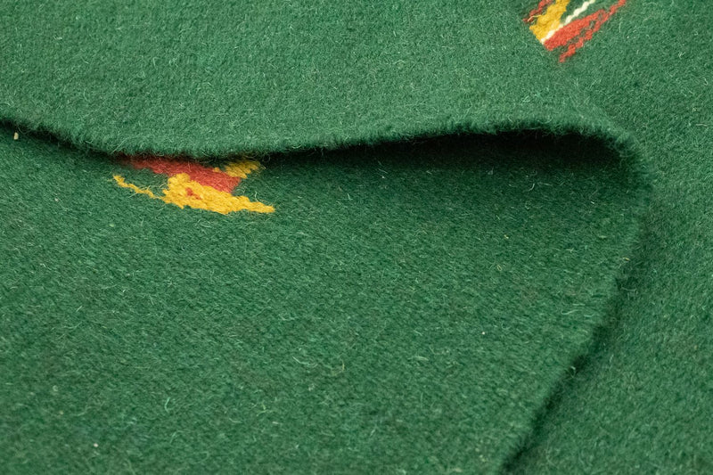Tappeto Kelim - Tendenza - 180 x 120 cm - verde scuro