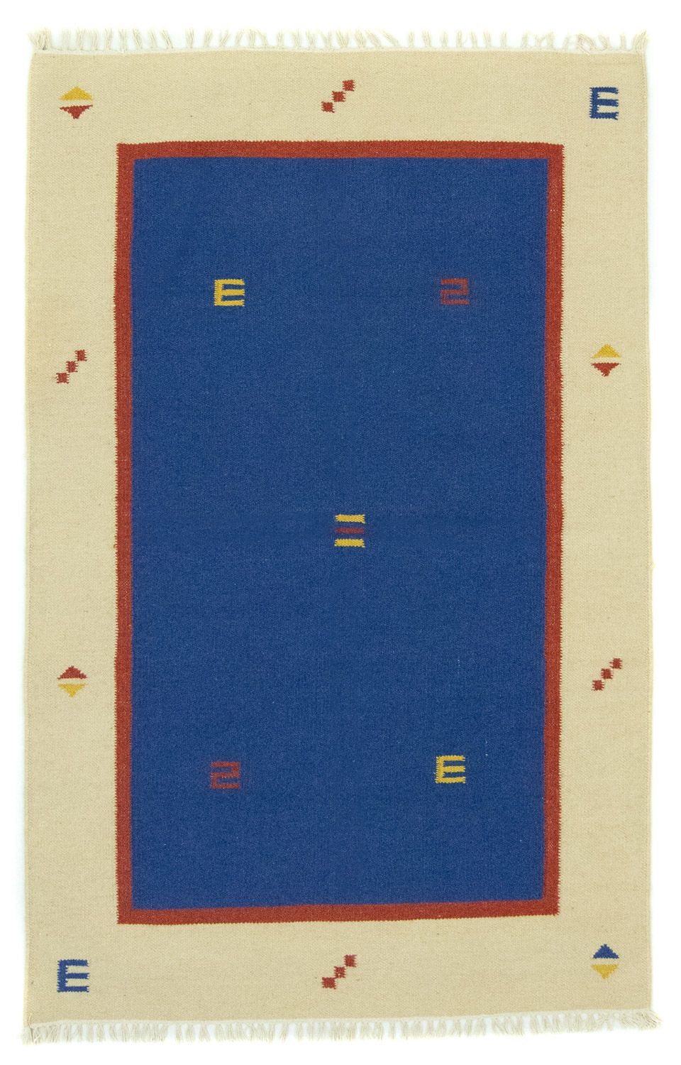 Tappeto Kelim - Tendenza - 180 x 120 cm - blu