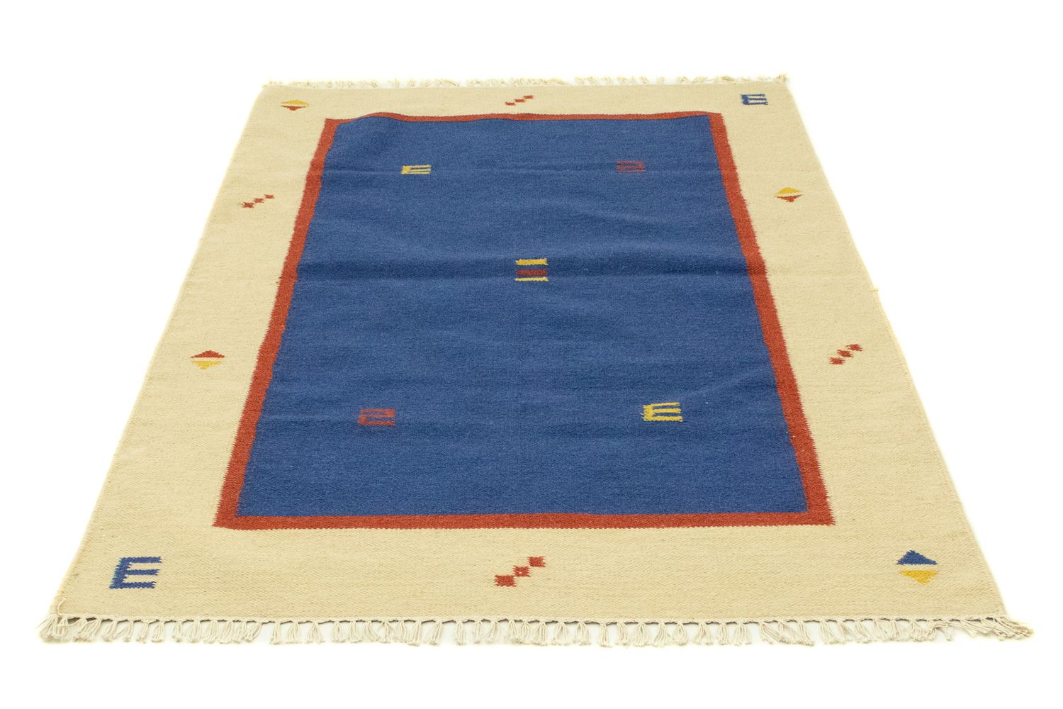 Tappeto Kelim - Tendenza - 180 x 120 cm - blu