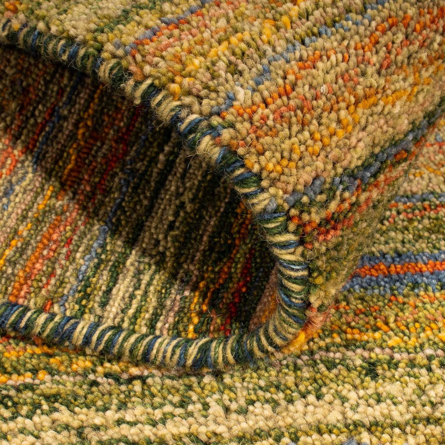 Tappeto Gabbeh - Loribaft Softy - 103 x 75 cm - multicolore