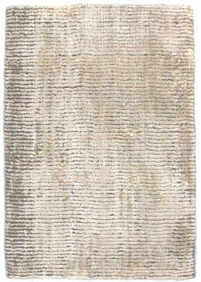 Tappeto in viscosa - 95 x 65 cm - beige