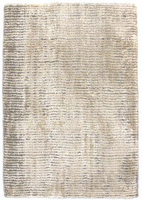 Tappeto in viscosa - 95 x 65 cm - beige