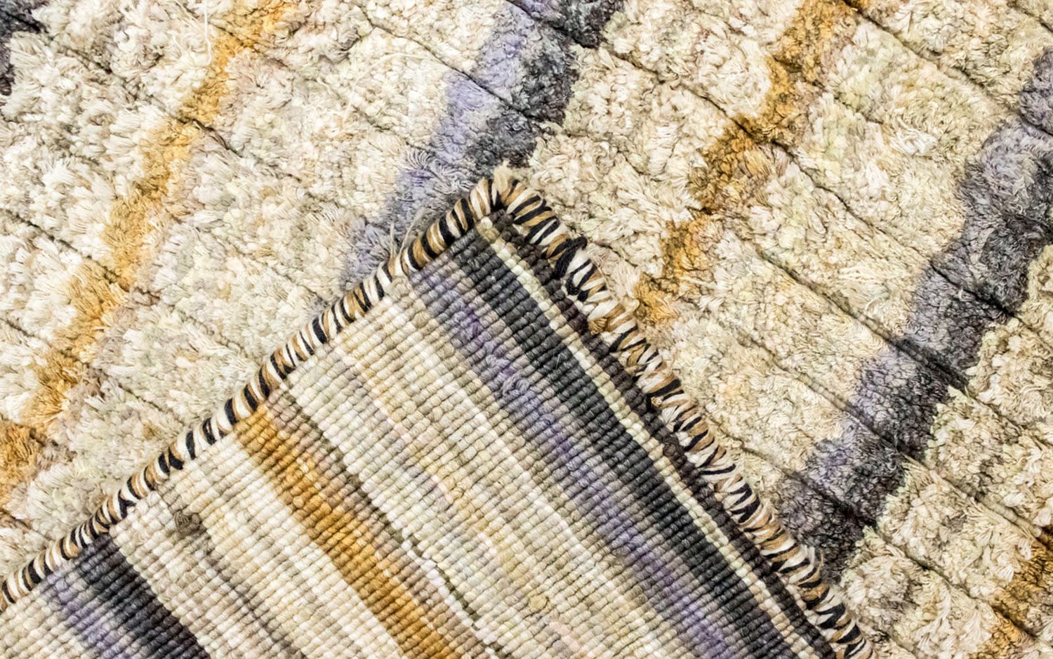 Tappeto in viscosa - 180 x 94 cm - multicolore