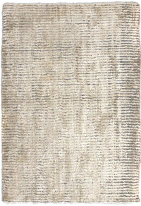 Tappeto in viscosa - 95 x 66 cm - beige