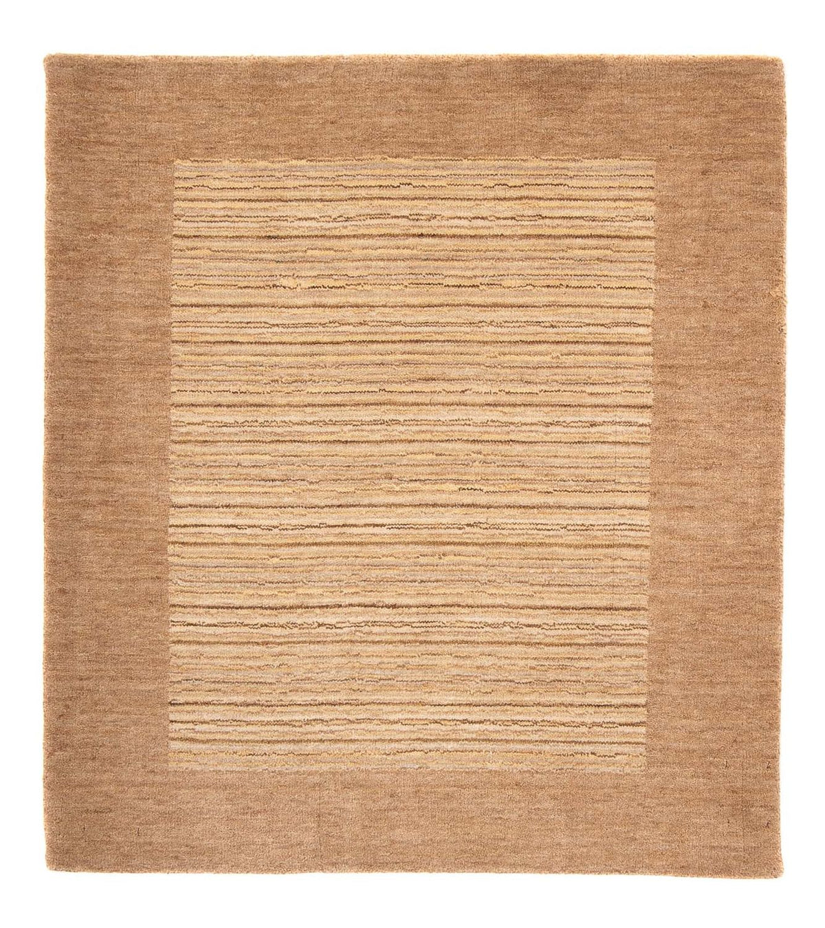 Tappeto Gabbeh - Loribaft Softy - 117 x 91 cm - marrone chiaro