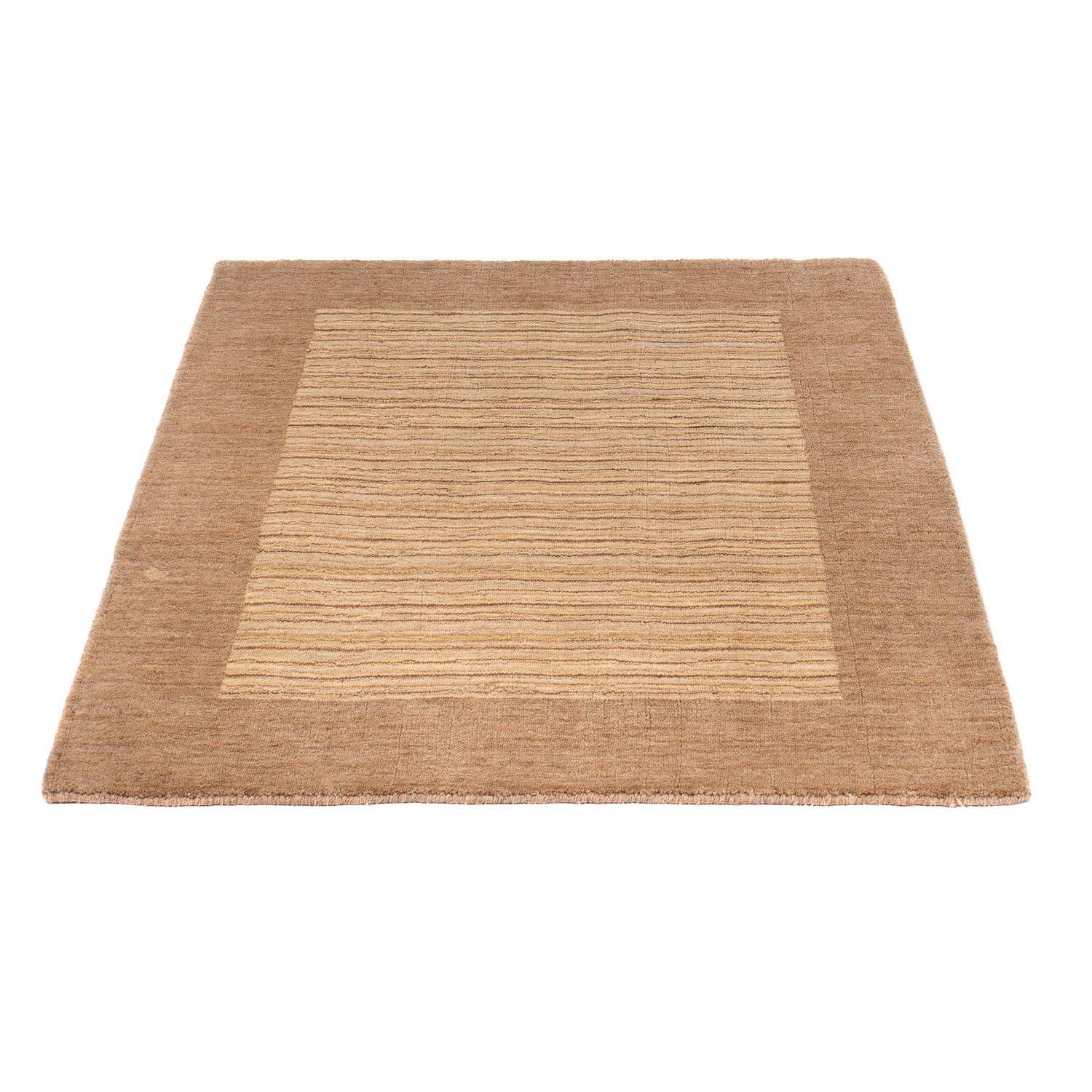 Tappeto Gabbeh - Loribaft Softy - 117 x 91 cm - marrone chiaro