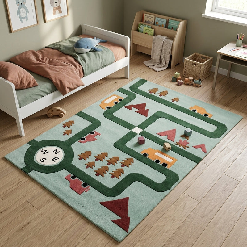 Strada Giochi Auto Tappeto per Bambini