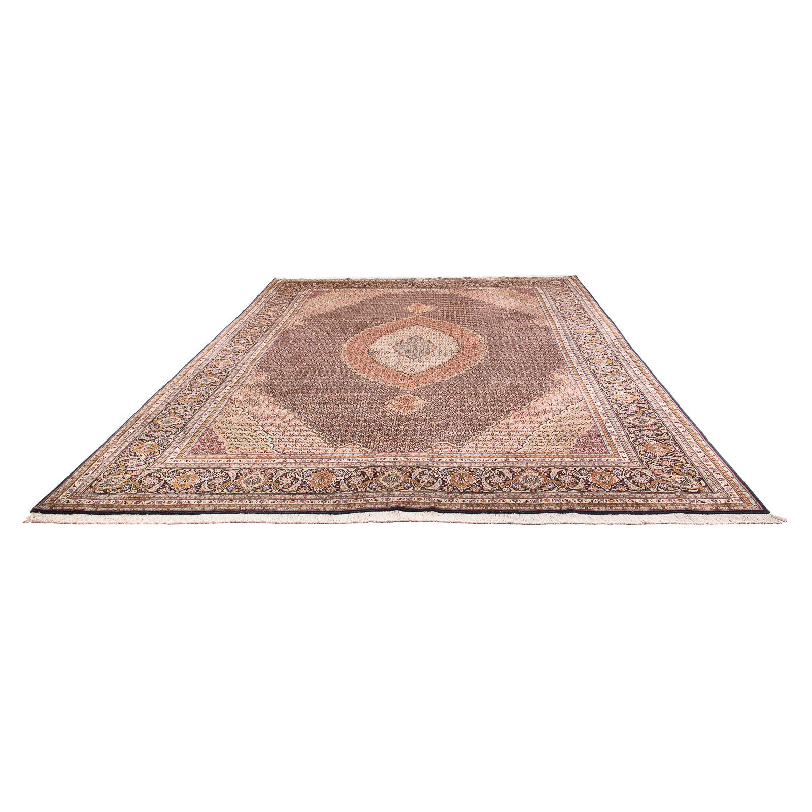 Tappeto Persero - Tabriz - Reale - 390 x 304 cm - nero