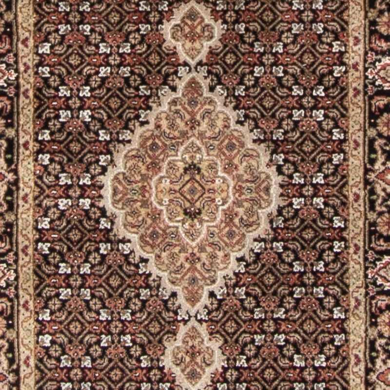 Tappeto corsia Tappeto orientale - Tabriz - 372 x 81 cm - nero