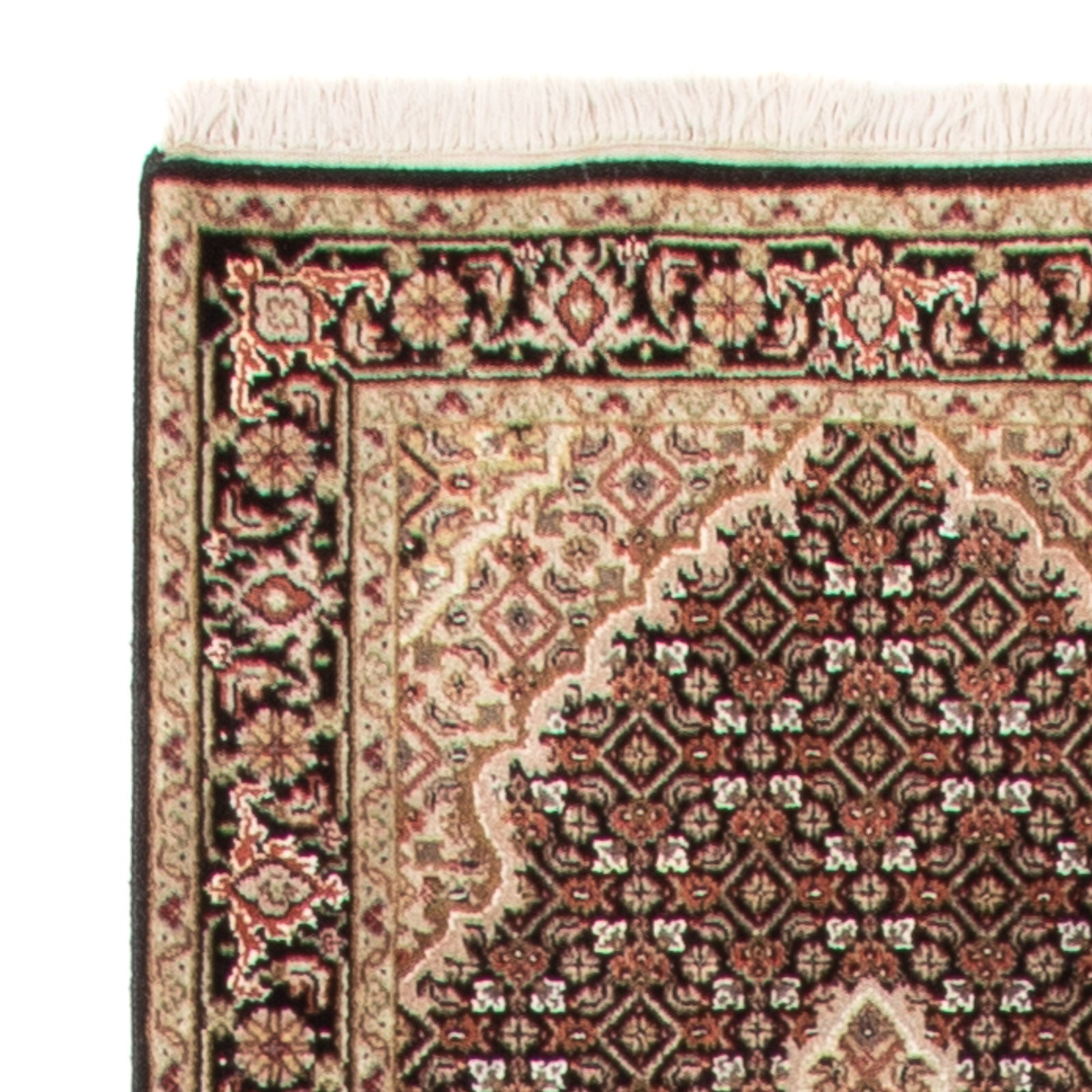 Tappeto corsia Tappeto orientale - Tabriz - 372 x 81 cm - nero