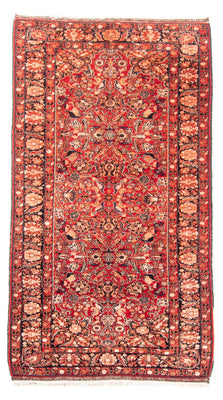 Tappeto corsia Tappeto afgano - 194 x 108 cm - rosso
