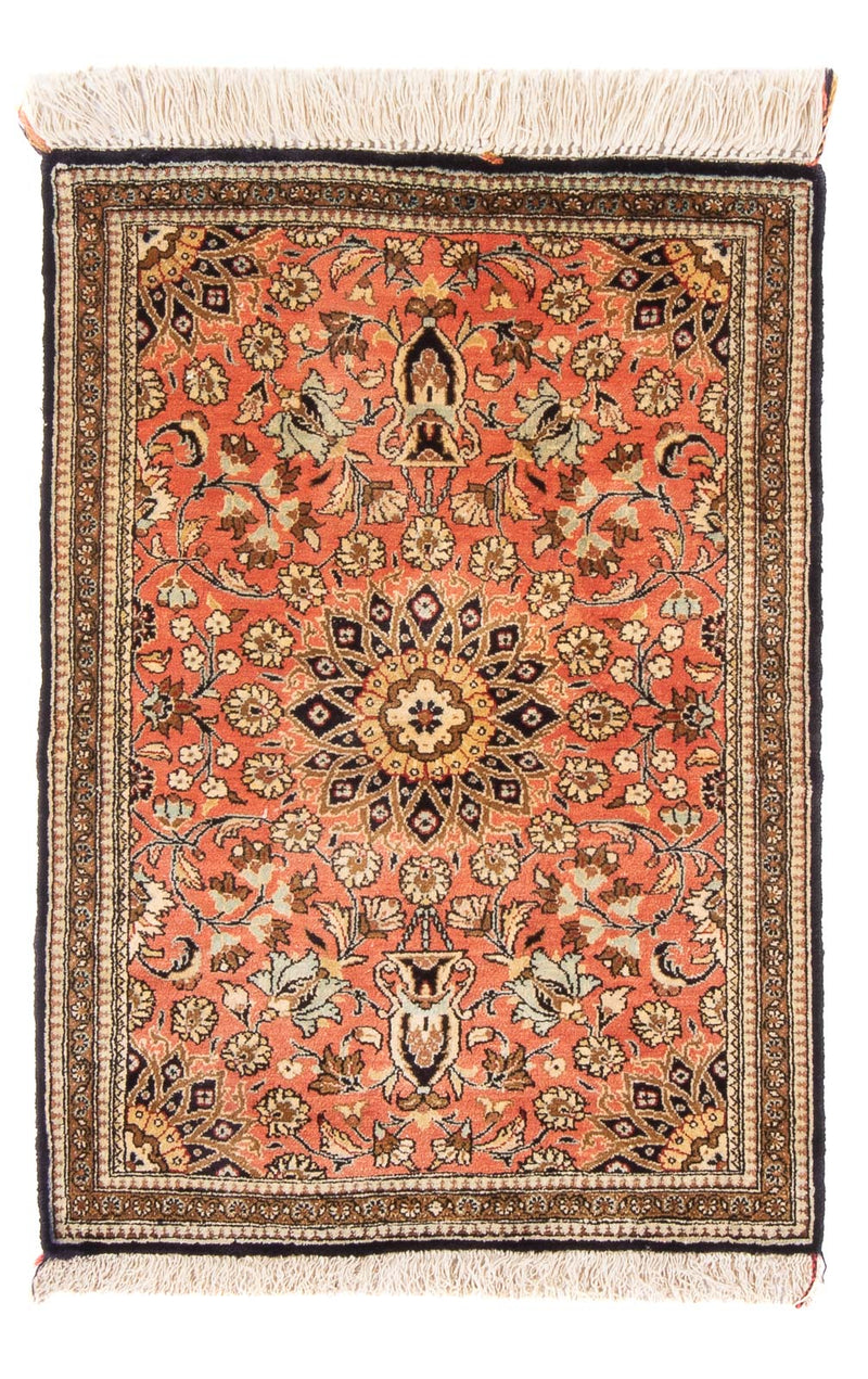 Tappeto di seta - Ghom seta - Premio - 80 x 60 cm - rosso