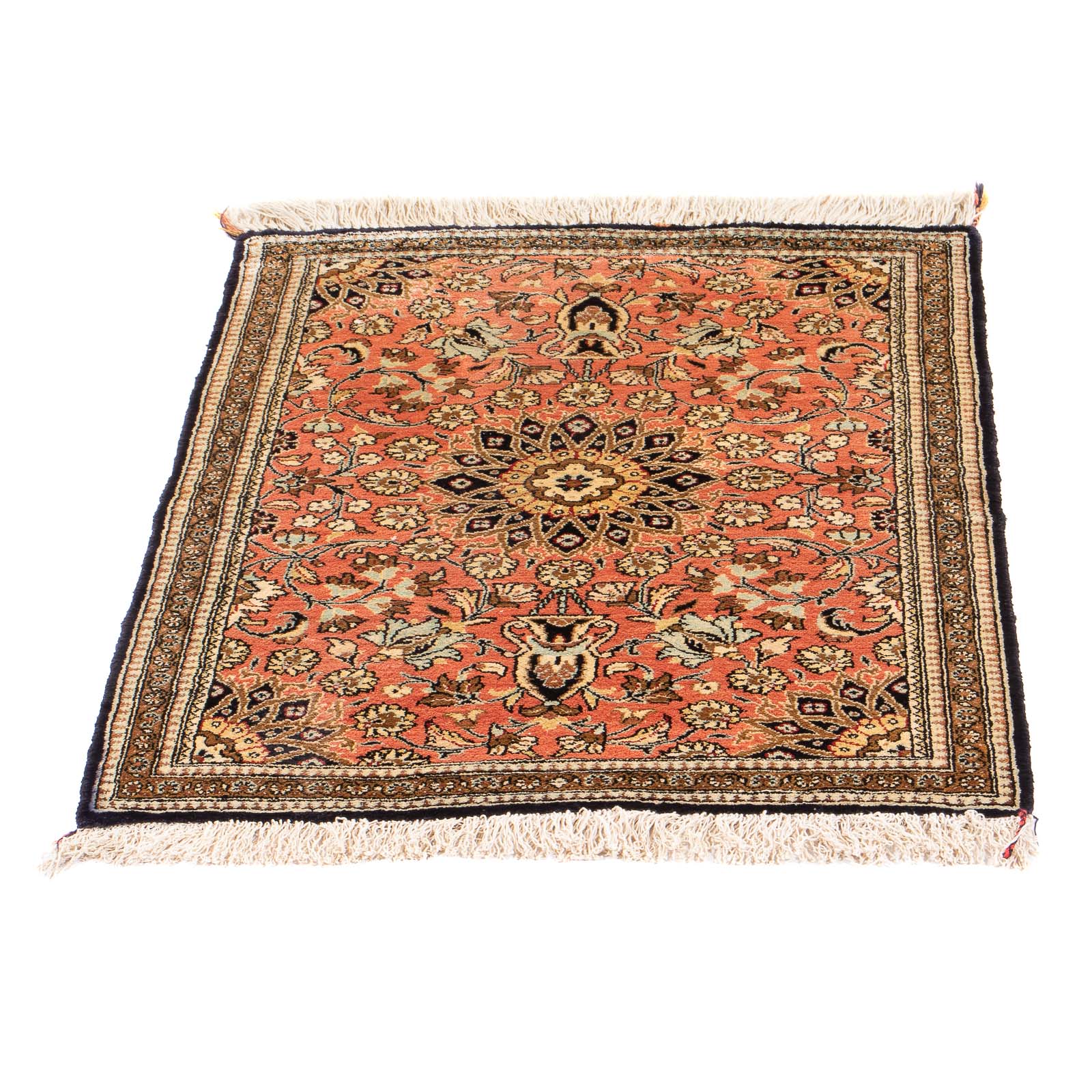 Tappeto di seta - Ghom seta - Premio - 80 x 60 cm - rosso