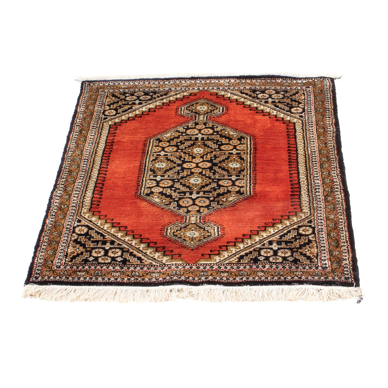 Tappeto di seta - Ghom seta - Premio - 77 x 56 cm - arancione