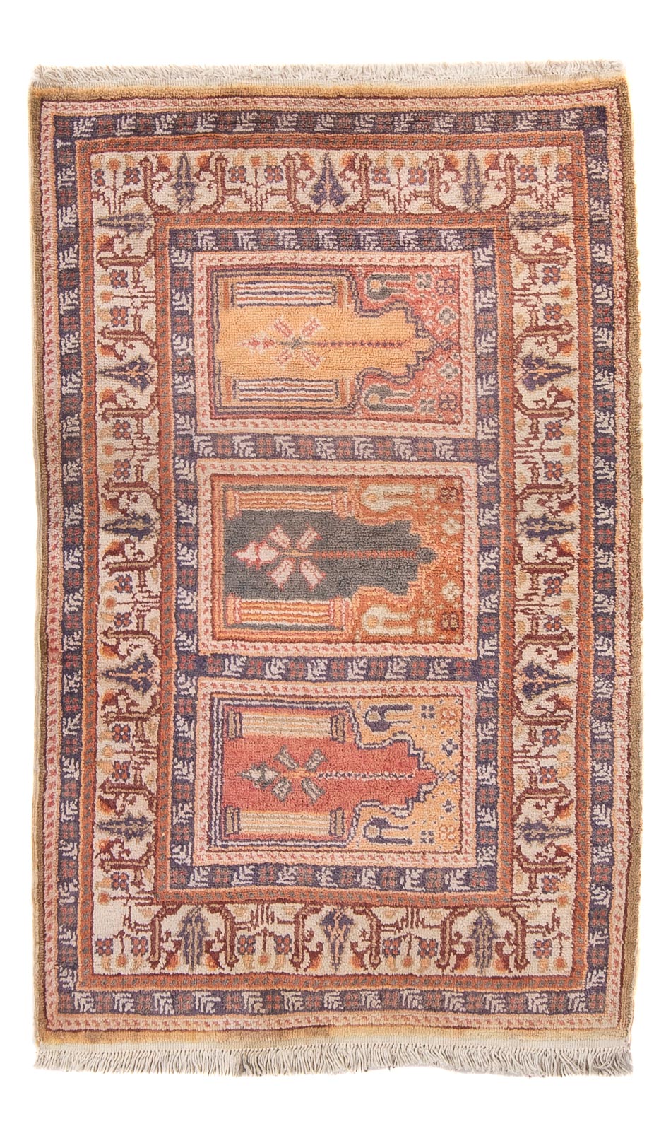 Tappeto di seta - Kayseri - 97 x 61 cm - multicolore