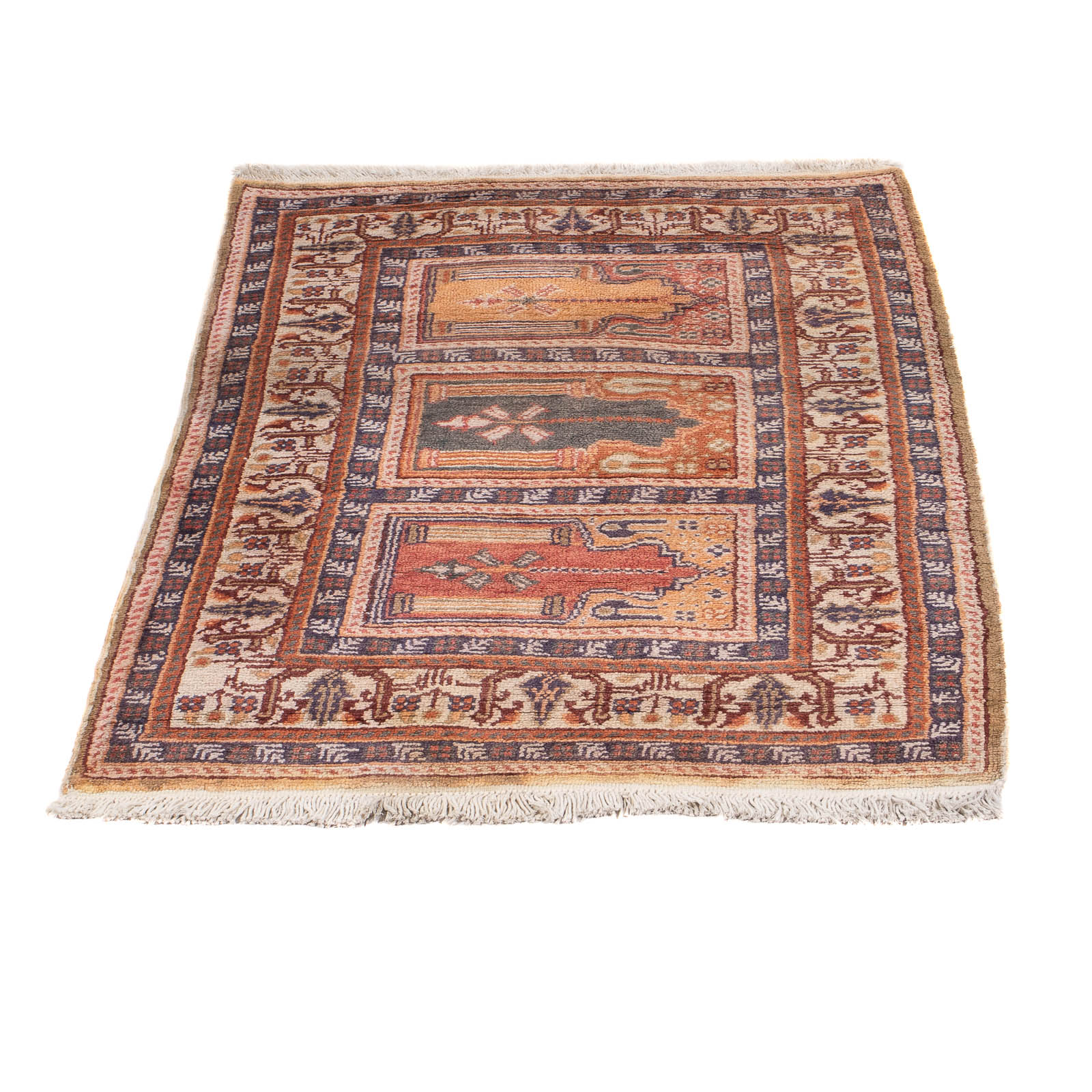 Tappeto di seta - Kayseri - 97 x 61 cm - multicolore