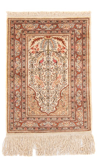 Tappeto orientale - Hereke - 58 x 39 cm - beige