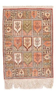 Tappeto orientale - Hereke - 59 x 45 cm - multicolore