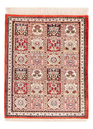 Tappeto di seta - Ghom seta - Premio - 71 x 58 cm - multicolore
