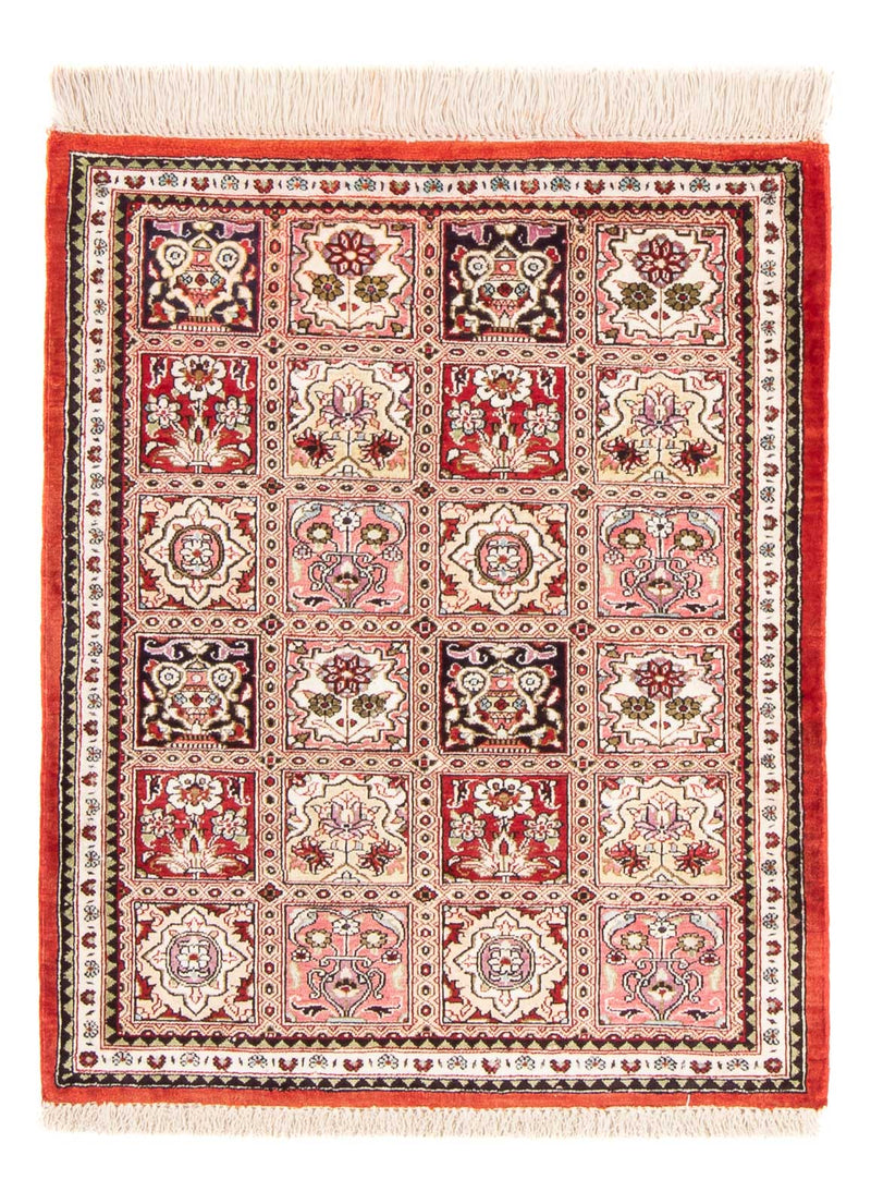 Tappeto di seta - Ghom seta - Premio - 71 x 58 cm - multicolore