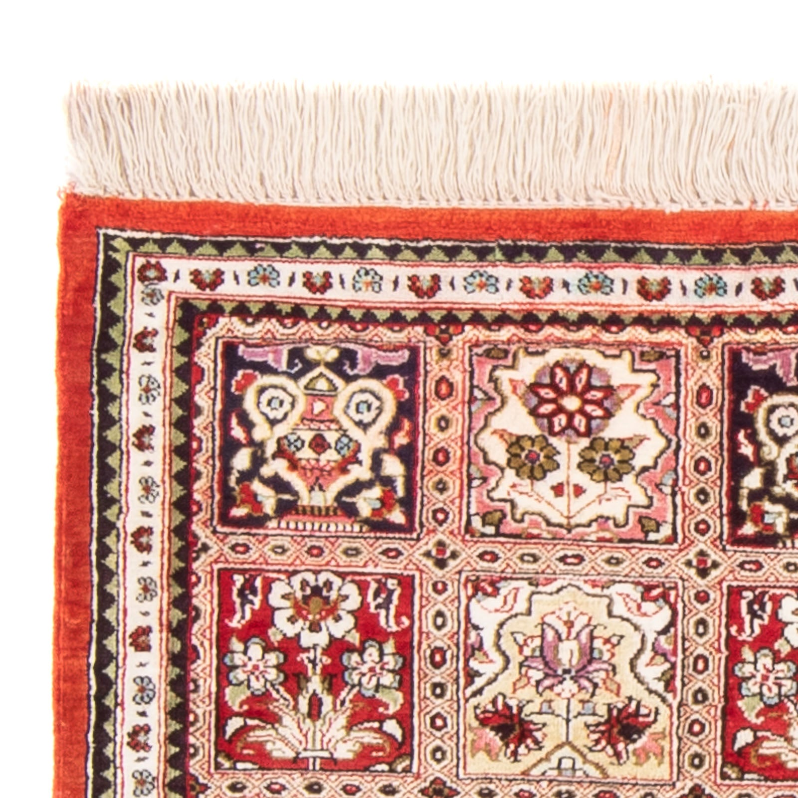Tappeto di seta - Ghom seta - Premio - 71 x 58 cm - multicolore