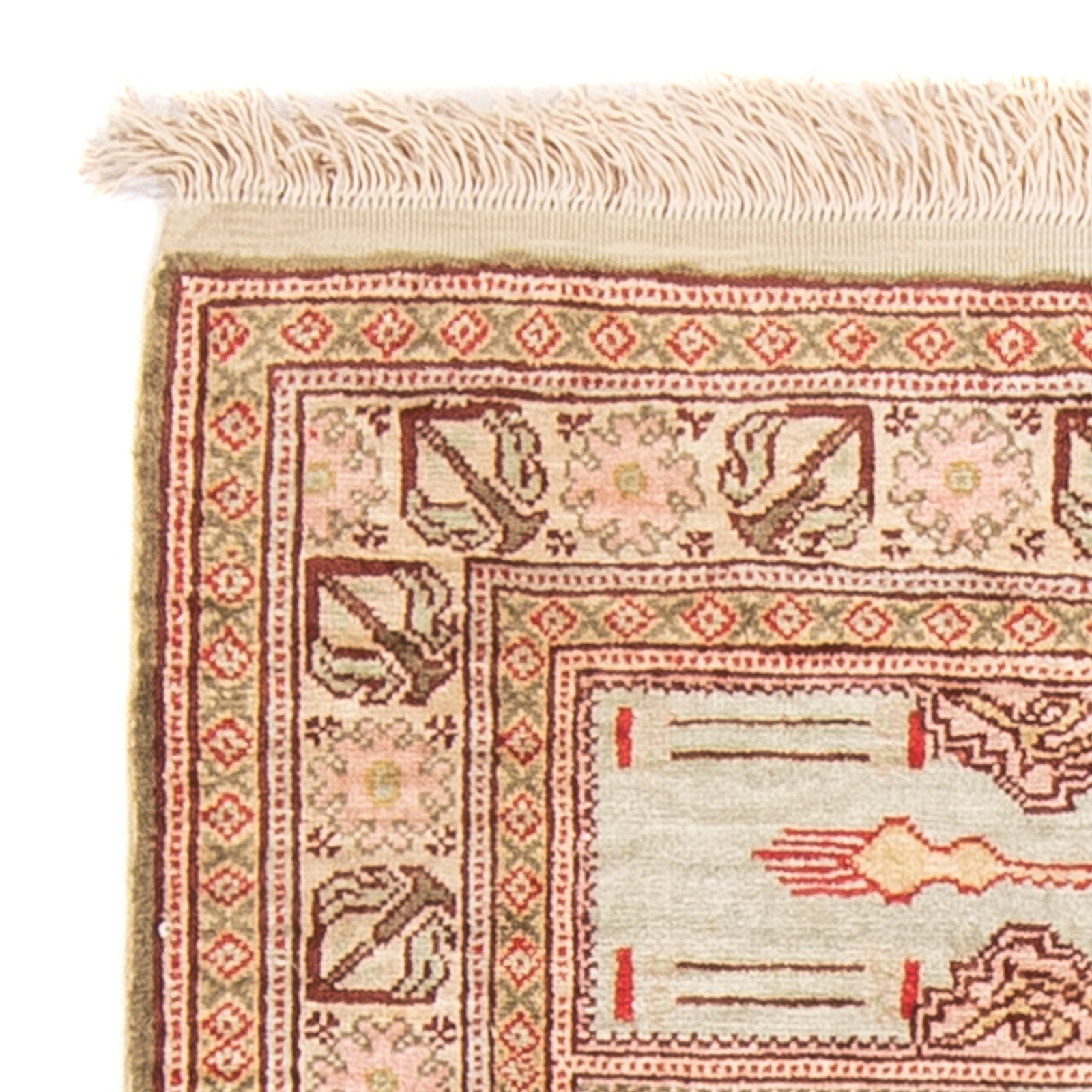 Tappeto orientale - Hereke - 61 x 41 cm - multicolore