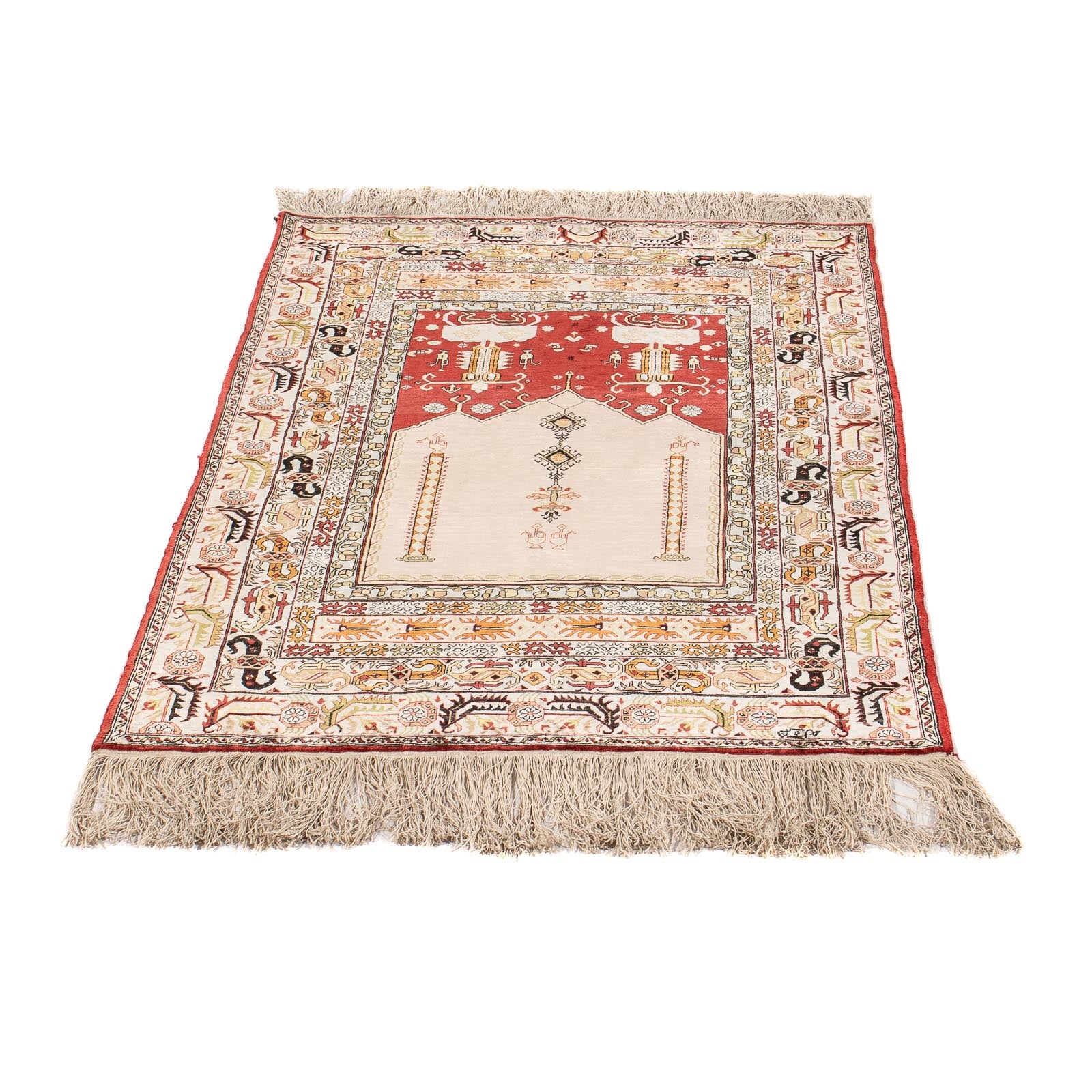 Tappeto orientale - Hereke - 119 x 72 cm - multicolore