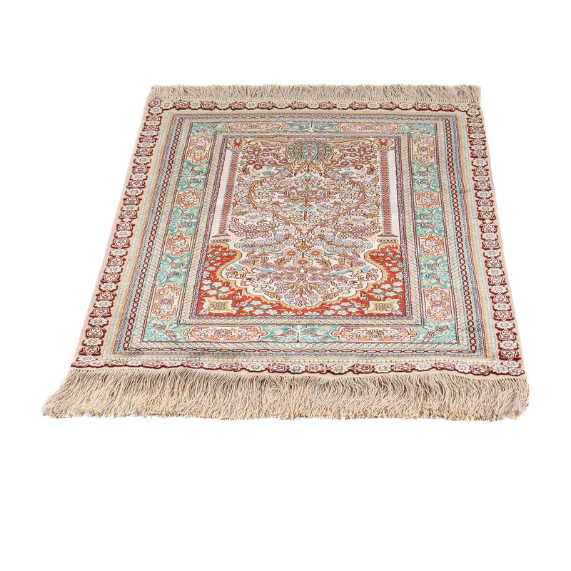 Tappeto orientale - Hereke - 91 x 62 cm - multicolore