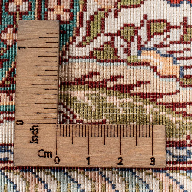 Tappeto orientale - Hereke - 91 x 62 cm - multicolore