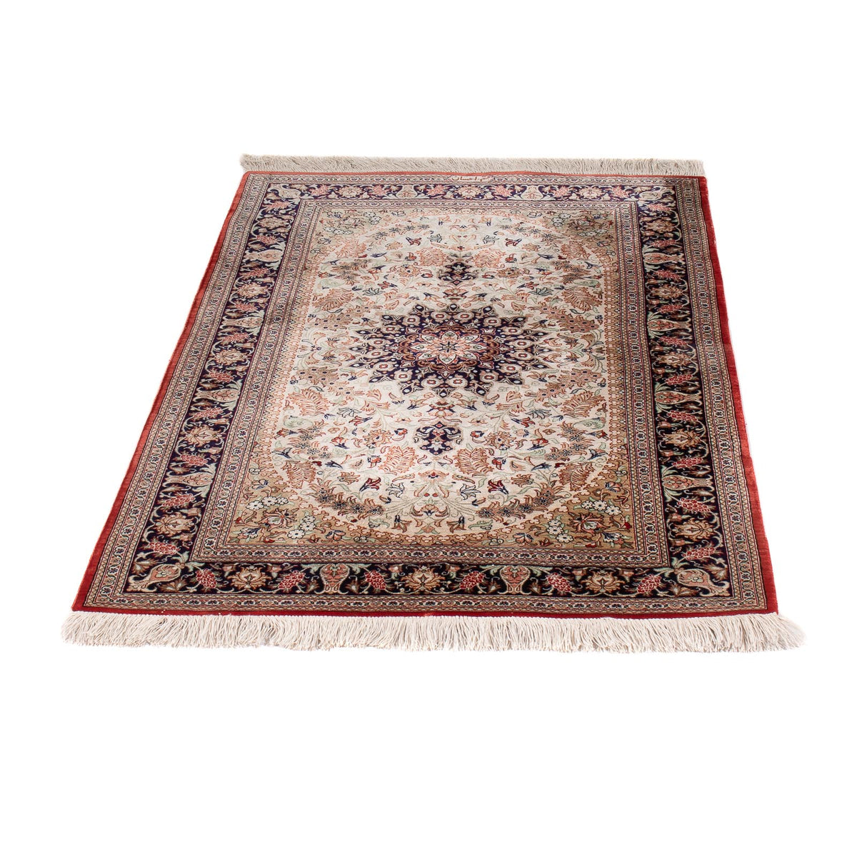 Tappeto di seta - Ghom seta - Premio - 119 x 77 cm - beige