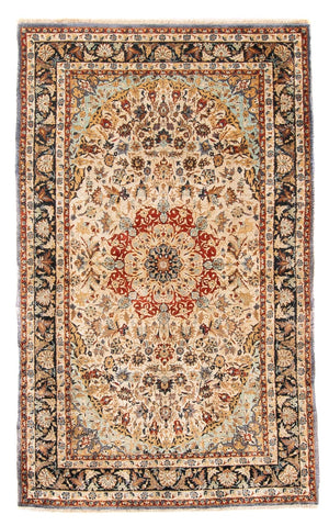 Tappeto di seta - seta cinese - 154 x 94 cm - multicolore