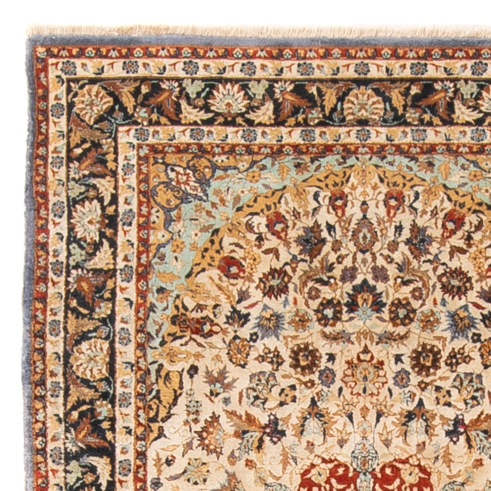 Tappeto di seta - seta cinese - 154 x 94 cm - multicolore