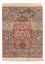 Tappeto di seta - seta cinese - 86 x 64 cm - rosso