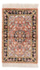 Tappeto di seta - seta cinese - 93 x 62 cm - rosso