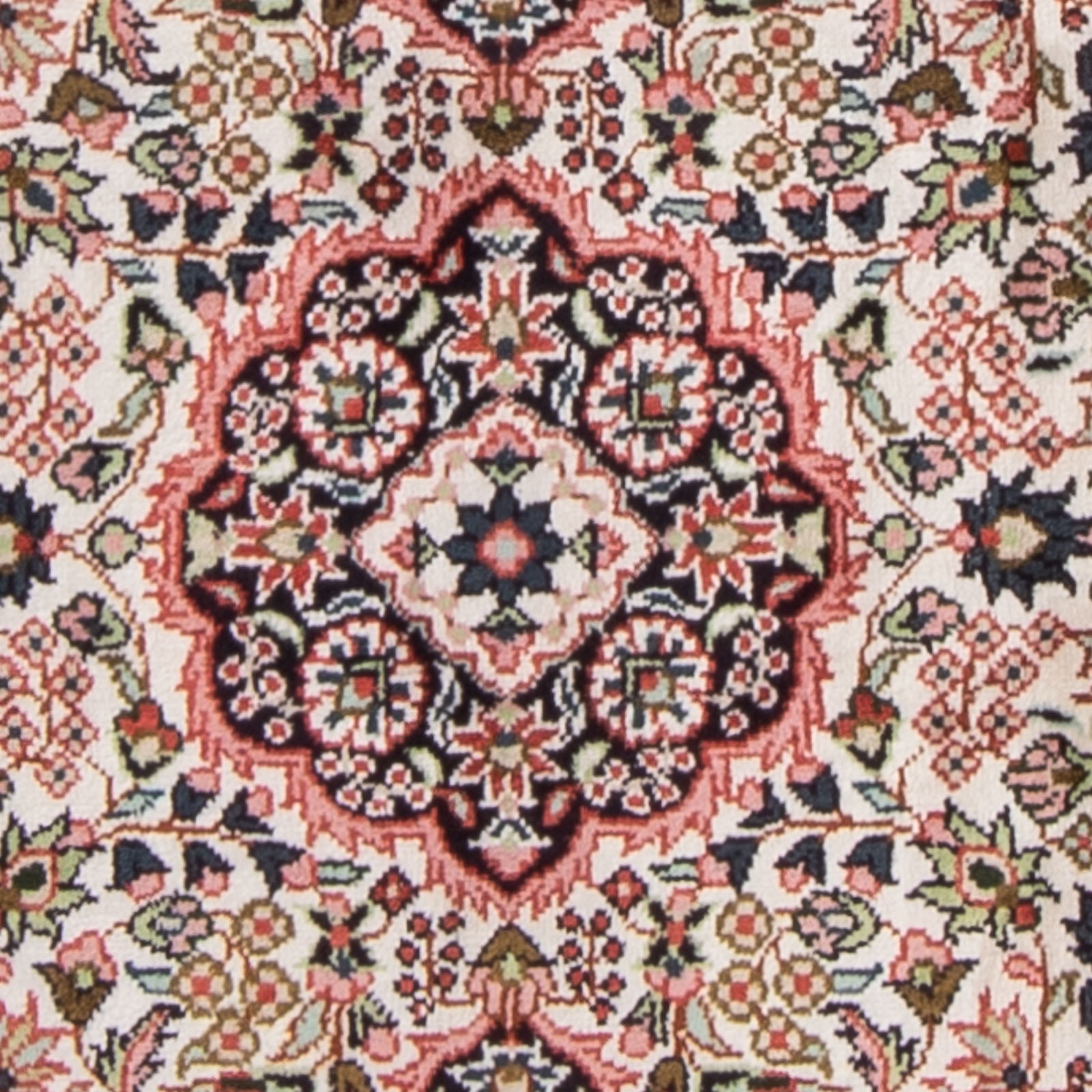 Tappeto di seta - seta cinese - 91 x 63 cm - beige