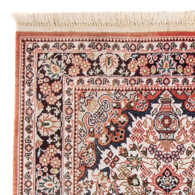 Tappeto di seta - seta cinese - 91 x 63 cm - beige