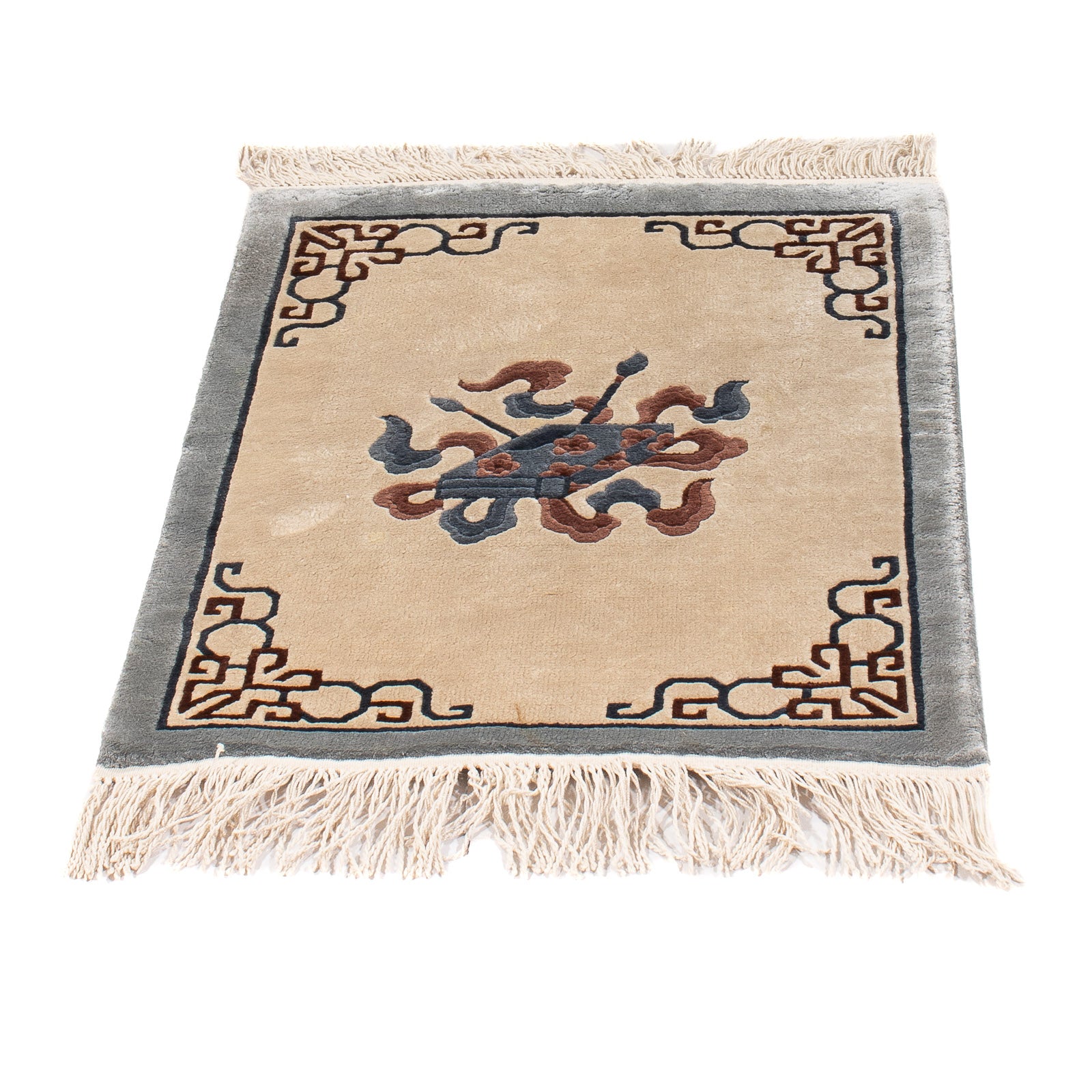 Tappeto cinese - 62 x 46 cm - beige