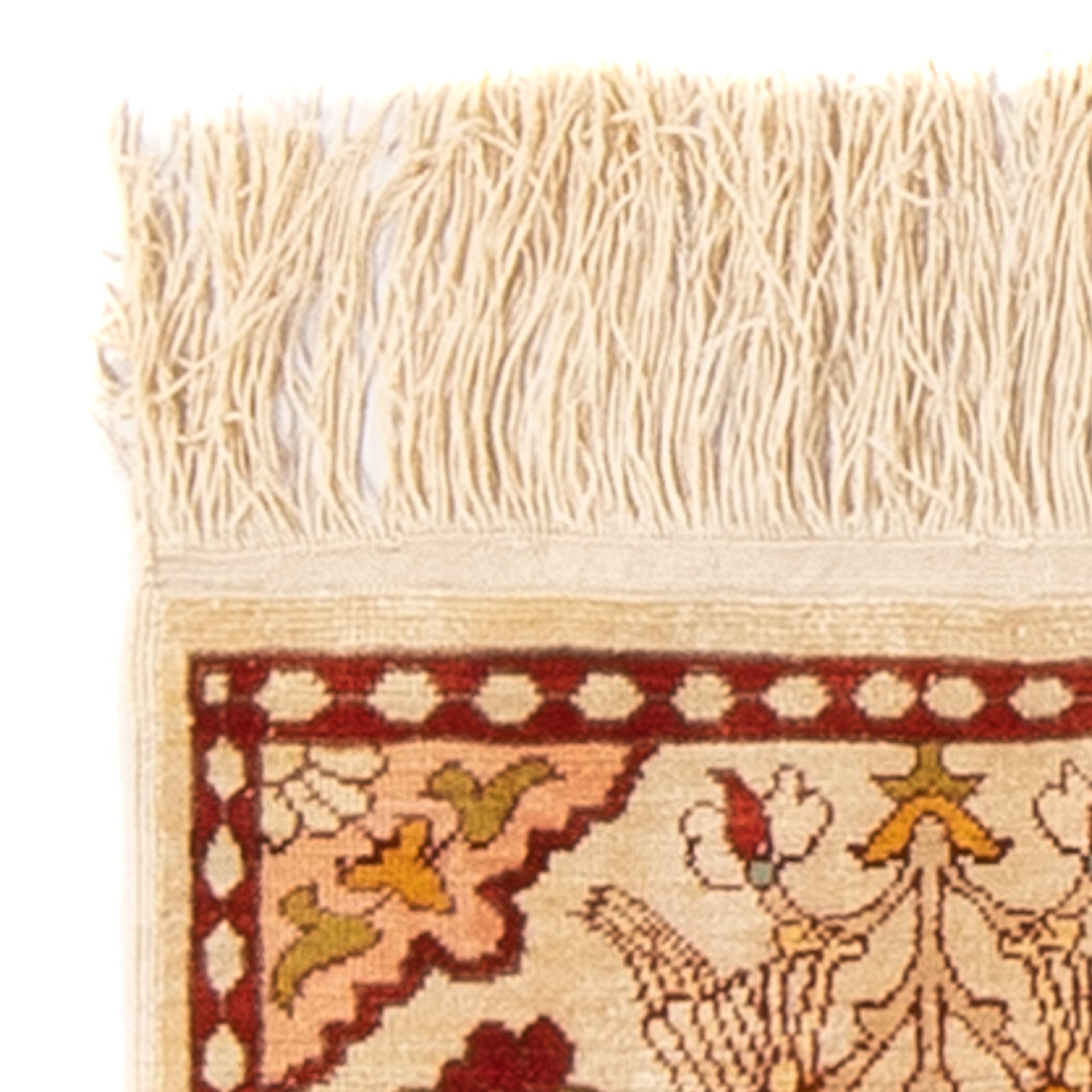 Tappeto orientale - Hereke quadrato  - 17 x 25 cm - beige