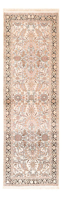Tappeto corsia Tappeto di seta - Seta del Kashmir - 280 x 96 cm - rosa