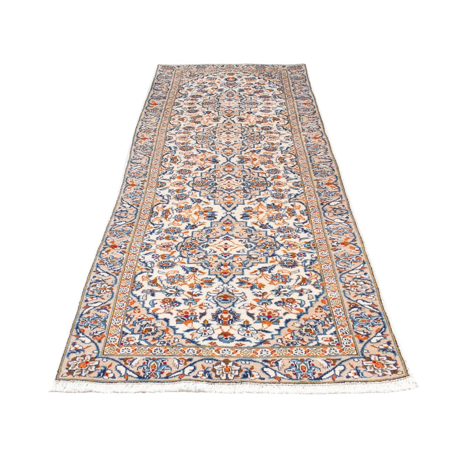 Tappeto corsia Tappeto Persero - Keshan - 310 x 85 cm - beige scuro