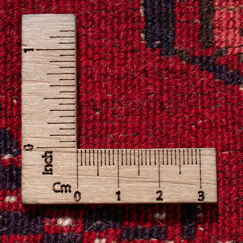 Tappeto Turkaman - 121 x 83 cm - rosso scuro